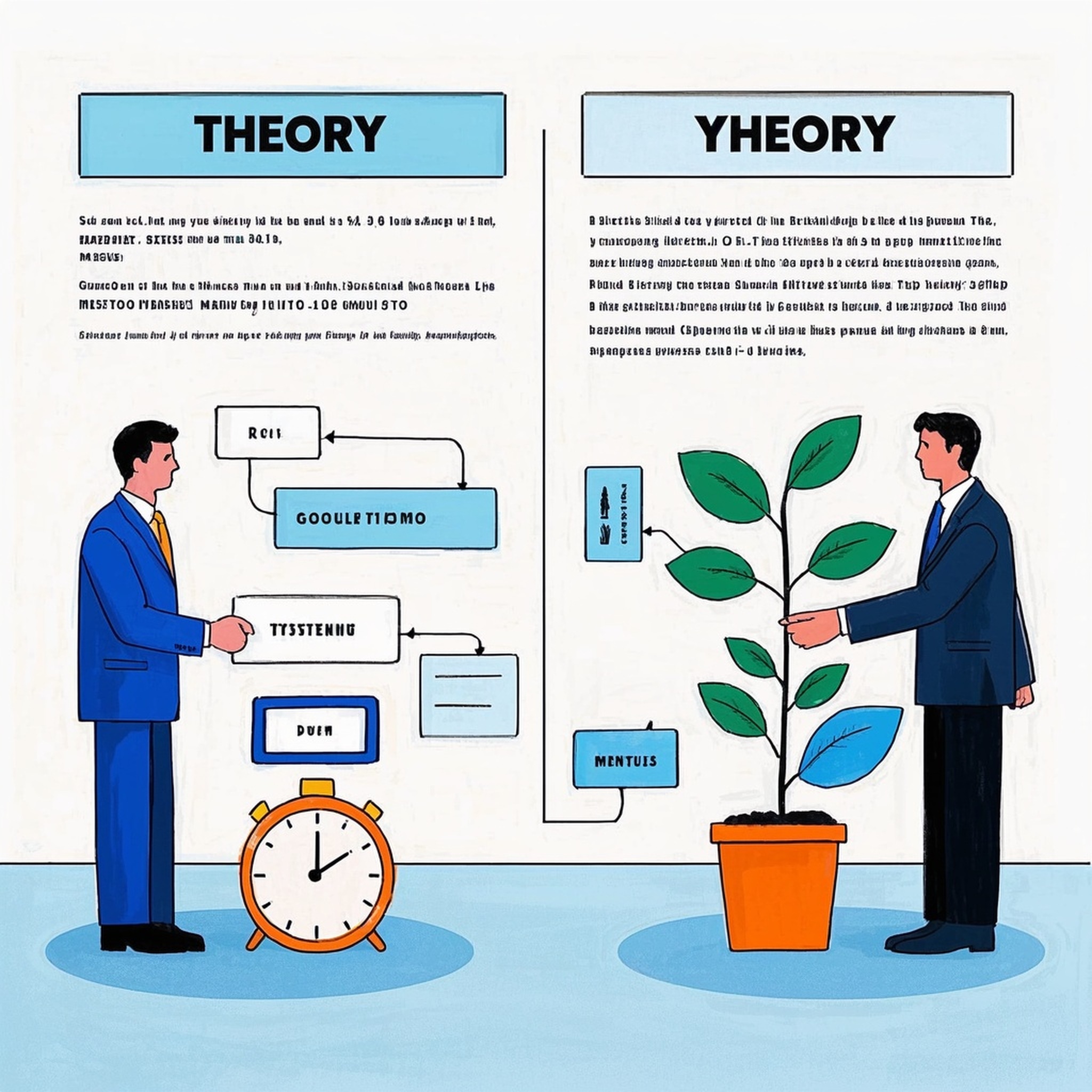 X 理论与 Y 理论对比